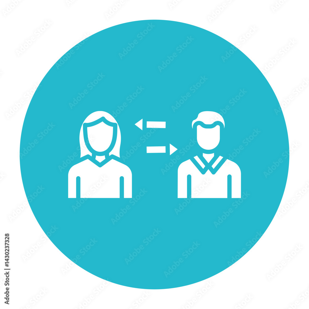 Two Way Communication Icon Two Way Communication Icon