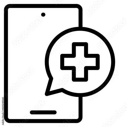 Healthcare information icon in vector illustration