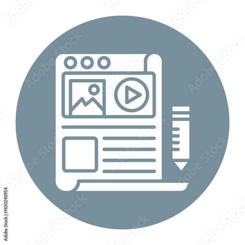 Content Writing Icon