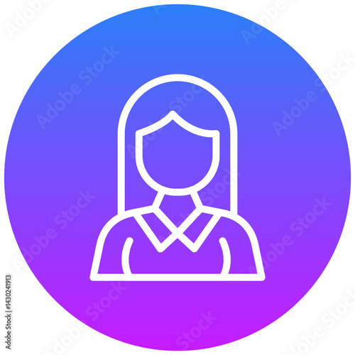 Influencer Female Icon