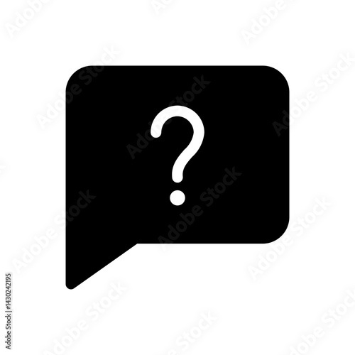 faq questions icon vector