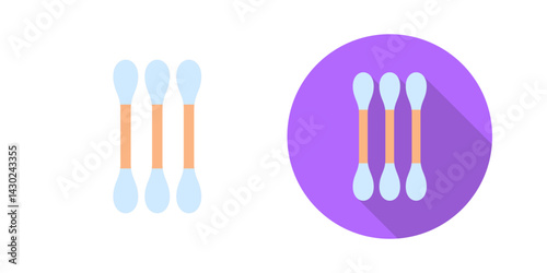 Cotton Bud Vector Icon