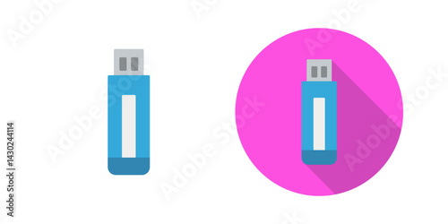 USB Drive Vector Icon