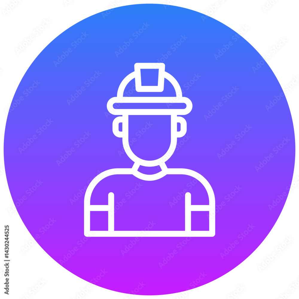 Construction Worker Icon Construction Worker Icon