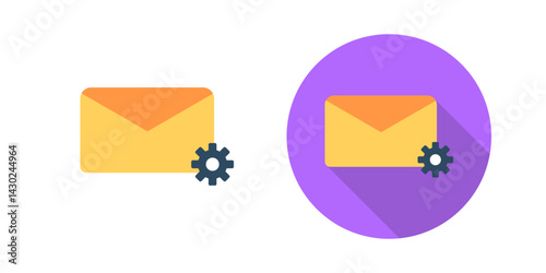 Message Settings Vector Icon