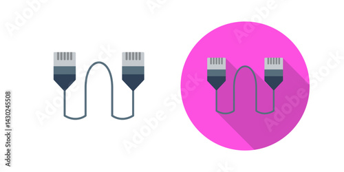 Internet Cable Vector Icon