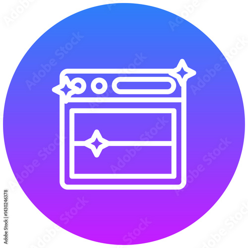 Cleaning Stove Icon