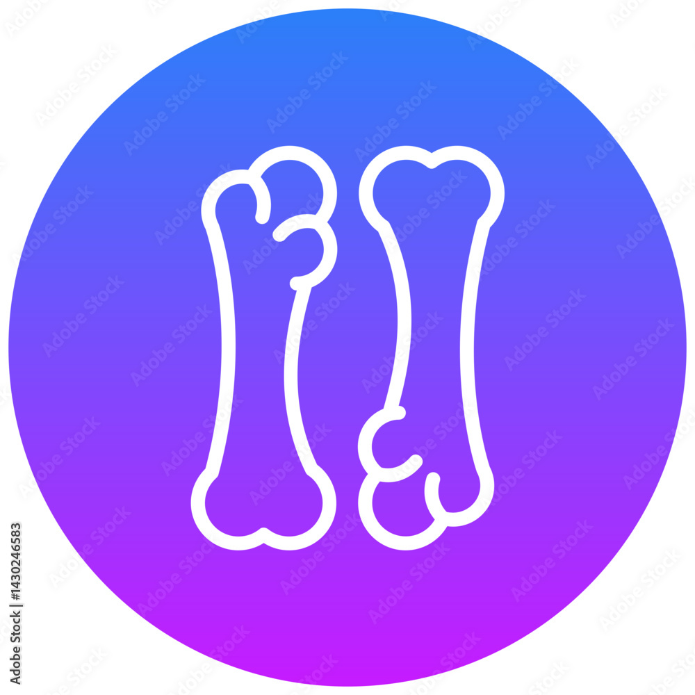 Obraz premium Femur Icon