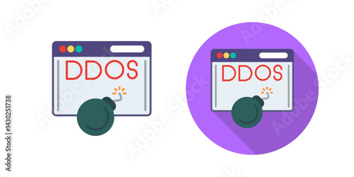 Ddos Attack Vector Icon