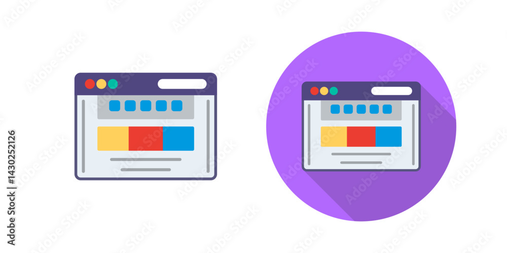 Browser Vector Icon Browser Vector Icon