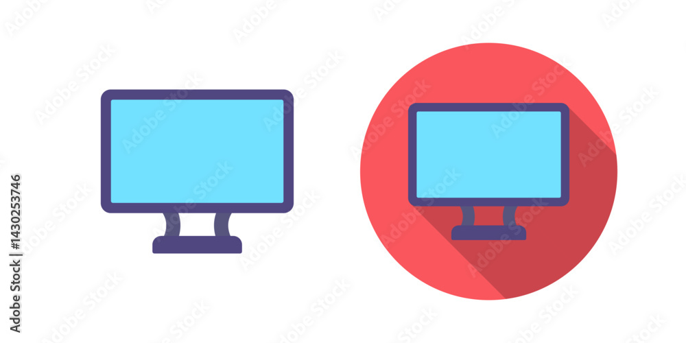 Lcd Vector Icon Lcd Vector Icon