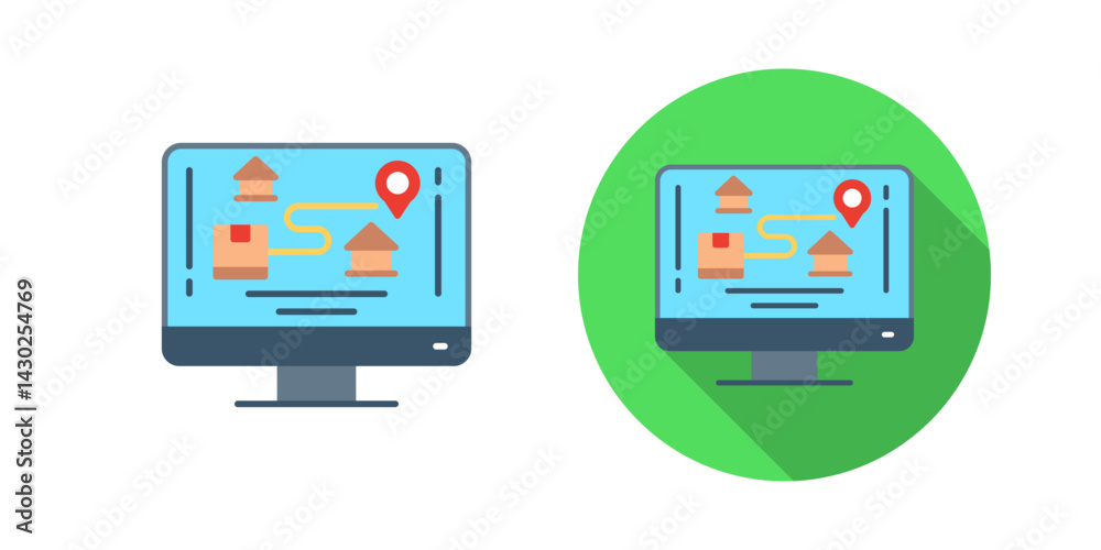 Tracking Vector Icon Tracking Vector Icon