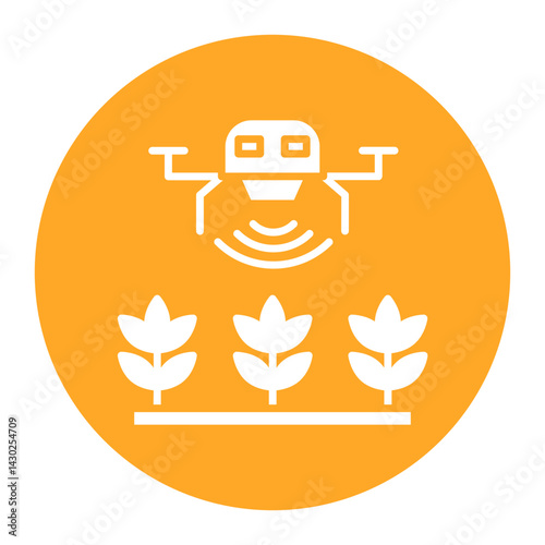Agricultural Drones Icon