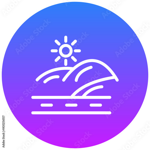 Sand Dunes Icon