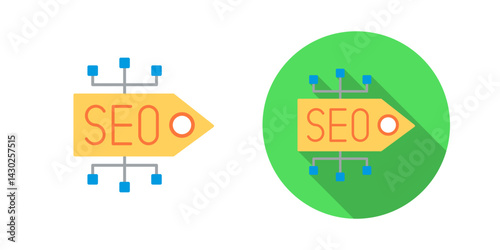 SEO Tag Vector Icon