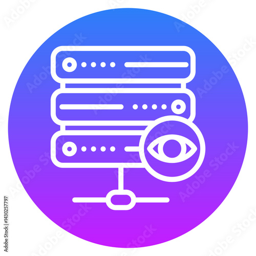 Database Vision Icon