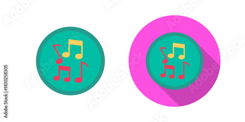 Musical Notes Vector Icon
