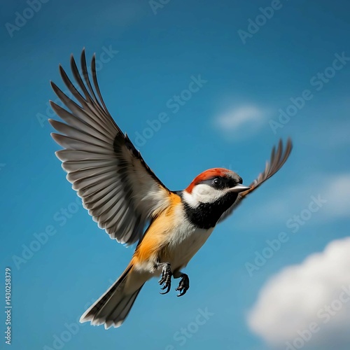 Iredalei spreading its wings and flying 