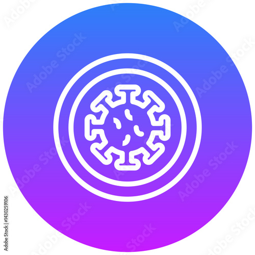 Pathogen Microscope Icon