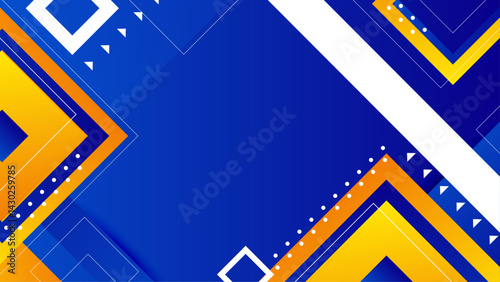 Gradient Blue and Yellow Abstrack Background