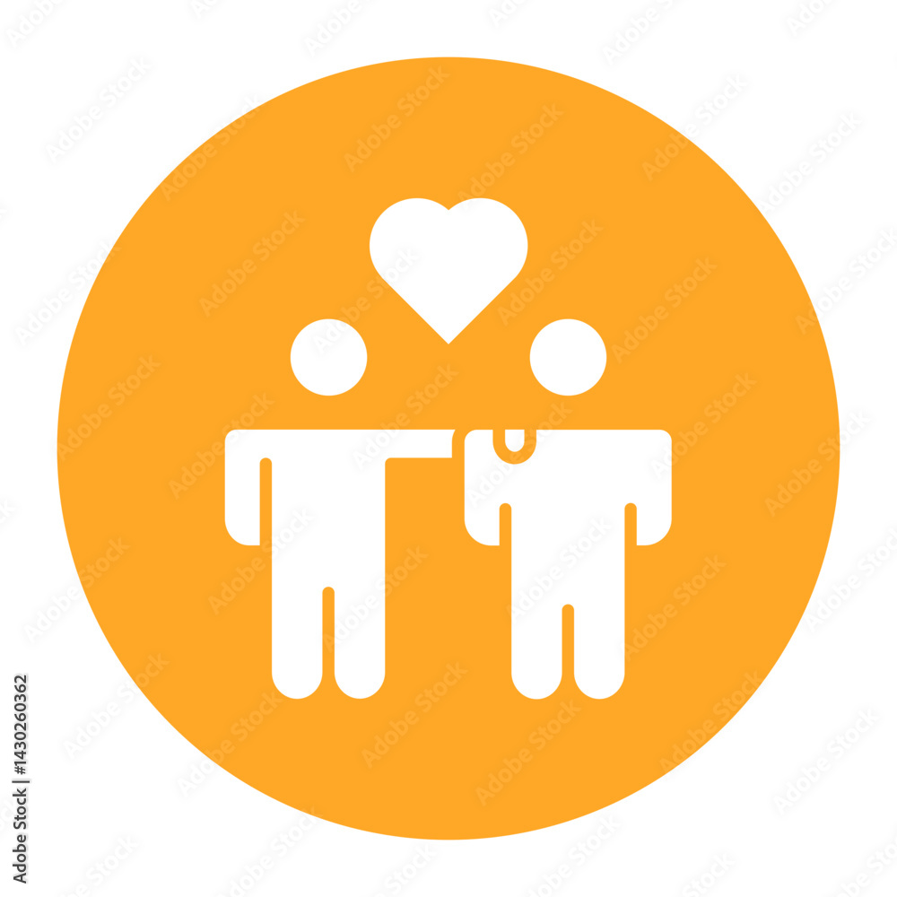 Fototapeta premium Friendship Bond Icon