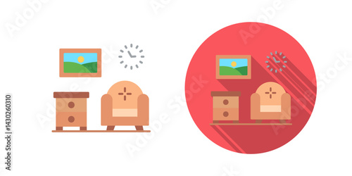 Living Room Vector Icon