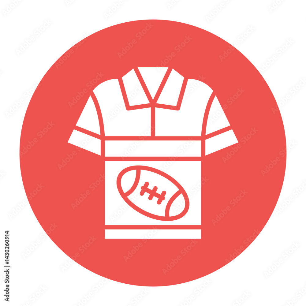 Rugby Shirt Icon Rugby Shirt Icon