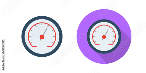 Speedometer Vector Icon