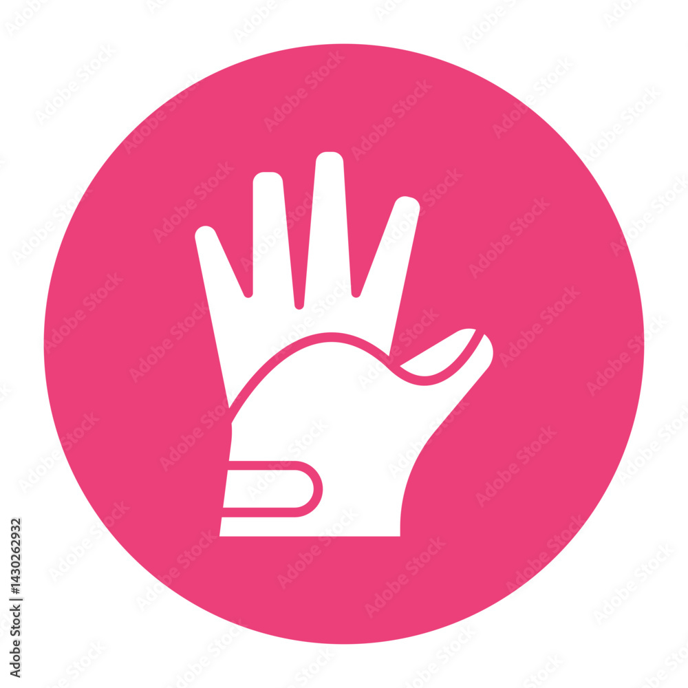 Obraz premium Bowling Glove Icon