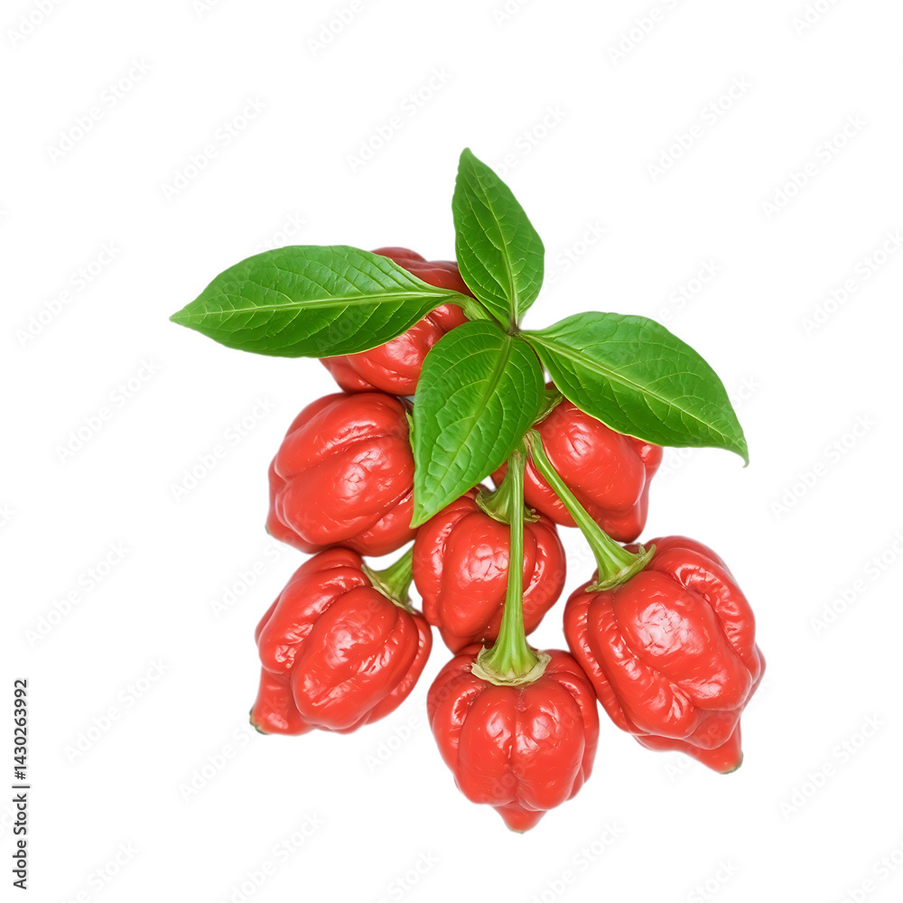 tomato and basil isolated on transparent background tomato and basil isolated on transparent background