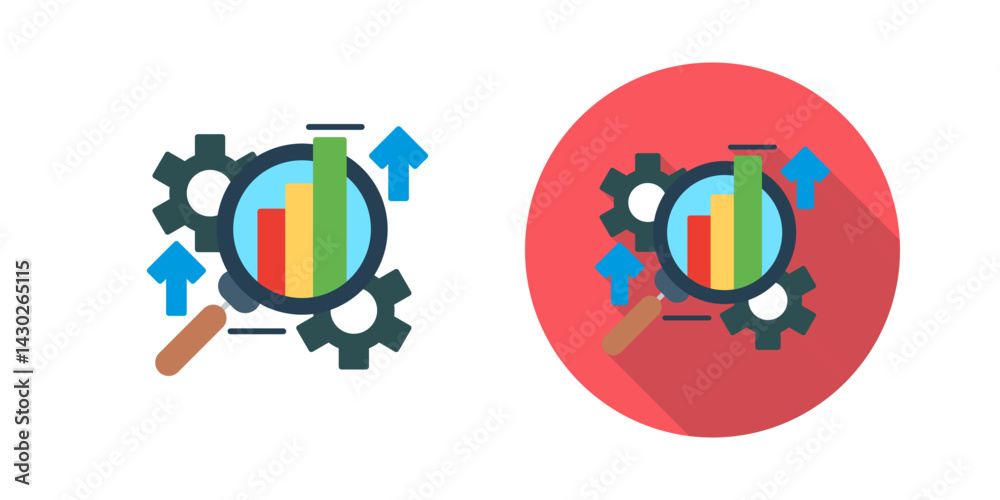 Analysis Vector Icon Analysis Vector Icon