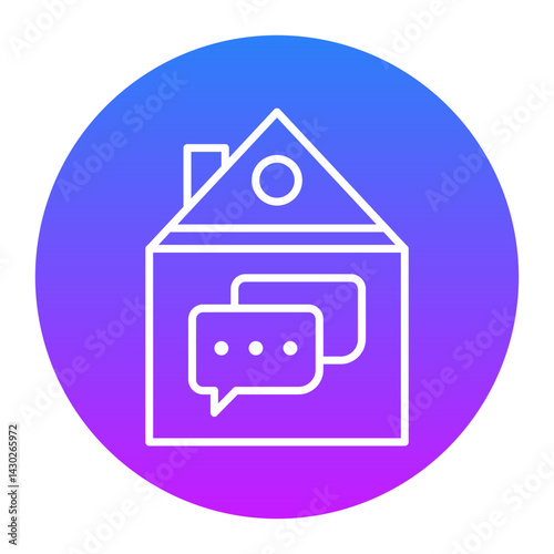 House Chat Icon
