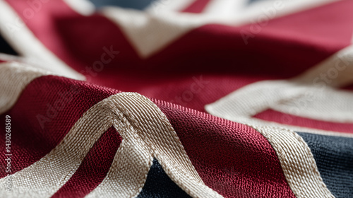Union Jack Textile Close Up...