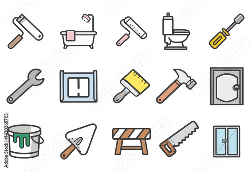 Handy Icons for Home Improvement Projects