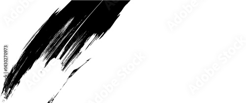 Obraz na płótnie Vector new style abstract brushstroke paint dirt banner, watercolor design w salonie