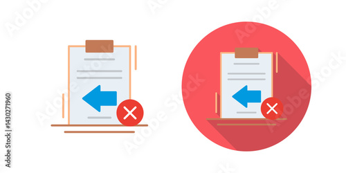 Return Failed Vector Icon