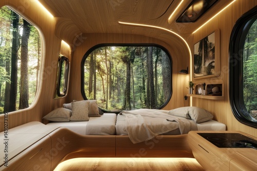 Wooden Cabin in the Forest: A Serene Retreat