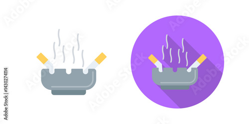 Ashtray Vector Icon