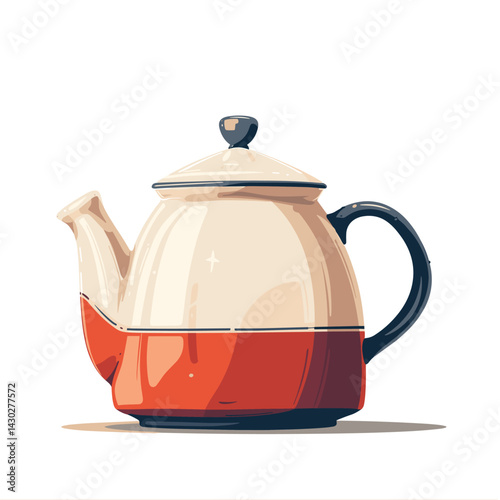 teapot isolated on white
