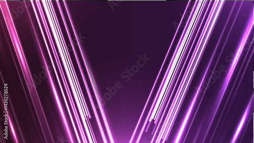 Cool Geometric Background Neon Laser Light