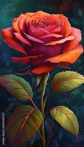 Timeless Beauty: The Radiant Rose in Full Bloom