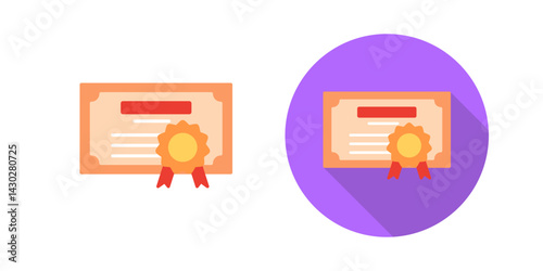 Diploma Vector Icon