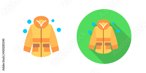 Winter Jacket Vector Icon