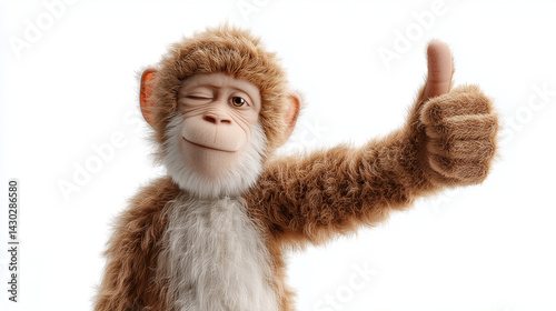 Thumbs Up Chimpanzee: Playf...