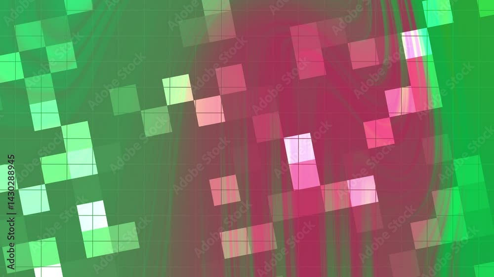 Abstract Colorful Pattern With Green And Pink Tones Creating A Dynamic Visual Display