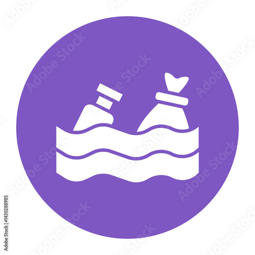 Water Pollution Icon
