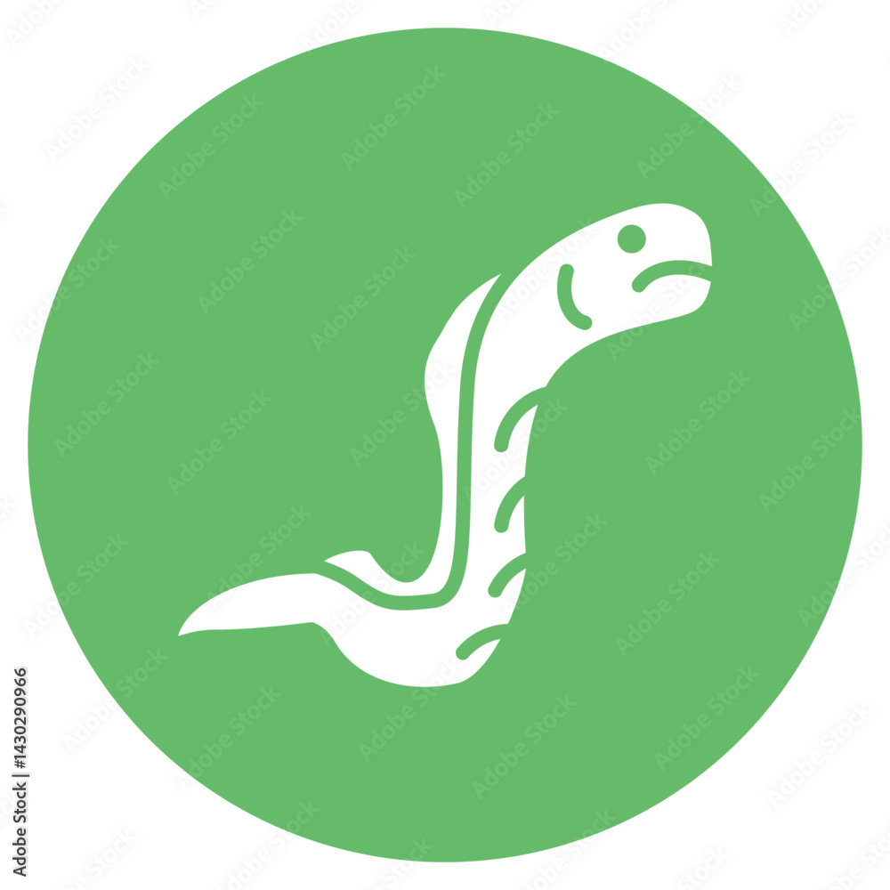 Fototapeta premium Eel Icon