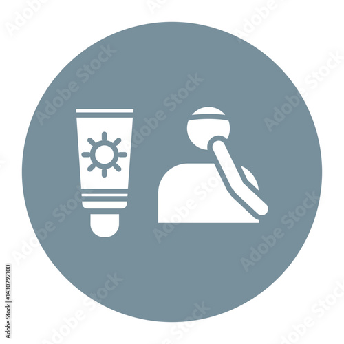 Sunscreen Application Icon