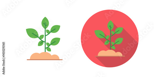 Sprout Vector Icon