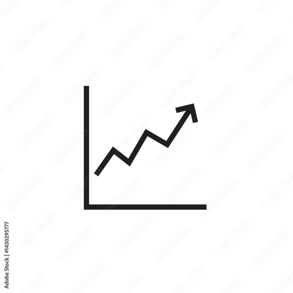line graph profit icon editable outline stroke vector eps line graph profit icon editable outline stroke vector eps